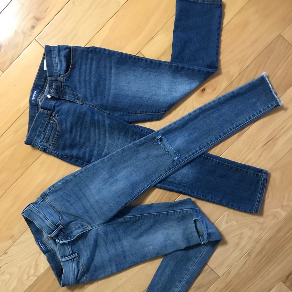 Old Navy jeans 2 pair Girl size 10